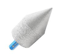 Diamond Finger Milling Chamfer Bits 35mm - BRSCHNITT Dry Core Drill Bit for Enlarging Shaping Existing Holes of Porcelain,Hard Ceramic,Granite,Marble hex Shank