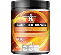 Diamond Fish Collagen 300g - Hydrolyzed Fish Collagen with Hyaluronic Acid and Biotin - 30 Servings - Supports Joint, Bone and Skin Health - from Apollo's Hegemony