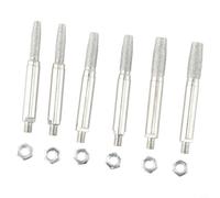 Diamond for chainsaw Sharpener Bits 4mm 5mm 6mm Set Diamond for | 4mm 5mm 6mm sizes, fits portable hand grinders, restores dull chains quickly, silver emery material