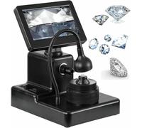 Diamond Girdle Viewer, LCD Digital Microscope Display and LED Fill Light,LCD Digital Micrscope, Magnification for Observing Coins, Jewelry, Stamps