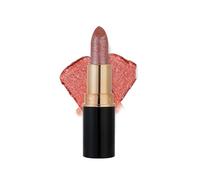 Diamond Glitter Lipstick, Diamond Lip Gloss Glitter Lipstick Waterproof, Pearlescent Burst Lip Glaze, Non-Stick to Cup Non-Fading Sparkly Glossy Lipsticks, Long Lasting Smudge Proof Lip Gloss (04#)