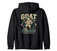 Diamond GOAT The Greatest Softball Player Ever Zip Hoodie