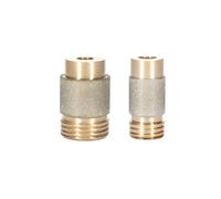 Diamond Grinding Bit, Brass Core Abrasive Wheel 1" & 5/8" Stained Glass Ceramic Making Tool for Forming Drilling Polishing MCBL1 MCBL58