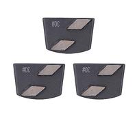 Diamond Grinding Block 2 Blades 30 Grit for Concrete Floor Paint | High sharpness grinding block with 2 blades and 30 grit design for concrete floor paint removal and polishing