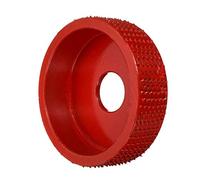 Diamond Grinding Cup Wheel Wood Angle Grinding Wheel Sanding Carving Rotary Tool Abrasive Disc Grinder Tungsten Carbide Coating Bore Shaping(Red)