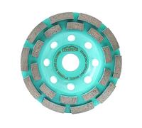 Diamond Grinding Wheel 125mm Concrete Grinding Disc Double Row Diamond Grinding Cup Wheel for Granite Marble Masonry LEKOMESH
