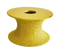 Diamond Grinding Wheel, Edging Profile Grinding Disc,Demi Bullnose Edge Grinding Disc, Grinding Head Angle Grinders for Stone, 40mm