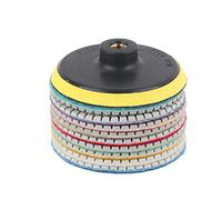 Diamond Grinding Wheel Set 10PCS High Strength Round Diamond Disc for Stone Polishing Marble Granite Quartz 100mm