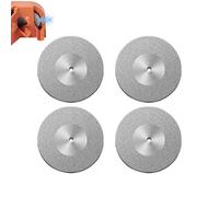 Diamond Grinding Wheels Replacement for Drill Bit Sharpener, 120 Grit Sharpening Discs Fit Most Electric Drill Sharpeners, Rotary Tool Drills Attachment (4pcs)
