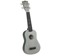 Diamond Head, 4-String Soprano Hot Rod Uke Silver Sparkle, Cadillac Chrome, (DU-149)