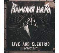 Diamond Head Live and Electric (Uk Tour 2022) double LP vinyl Europe Silver
