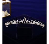 Diamond headdress leaf headdress zircon crystal headband headdress small wedding hair accessories bridesmaid headband