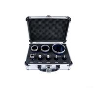Diamond Hole Cutting Tool Set With For M14 Thread For Tile Marble Granite Glass Drilling On 125 And 150 Angle Grinders Complete Kit With Accessories For Home Improvement Projects Design