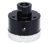 Diamond Hole Opener Drill Bit 60mm Black, M14 Threaded Drilling Tool - Durable Material, Efficient Performance, Ideal for Marble Granite Concrete
