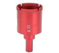 Diamond Hole Saw, Brazed Diamond Drill Bit Hole Opener Tile Hole Saw Diamond Hole Saw Drill Bit Tile Hole Saw Bits for Ceramic Tile, Glass, Porcelain, Marble, (35mm)