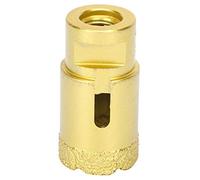 Diamond Hole Saw Brazing Drill Bit, 32mm M14 Diamond Bit for Marble Concrete Drilling, with Efficient Chip Drain Design for Electric Hand and Bench Drills