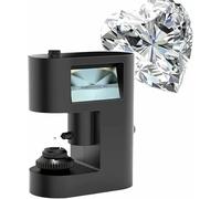 Diamond Inscription Viewer, Jewelry Identification Instrument with Dual-Screen Display, Magnification: 50X-1000X/adjustable Focus, for Diamond Testing