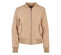 Urban Classics Diamond Quilt Nylon Padded Jacket Beige 3XL Woman