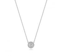 Diamond Jewellery 18CT White Gold Diamond Illusion Necklace