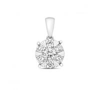 Diamond Jewellery 18CT White Gold Pendant PDQ147W - Polished