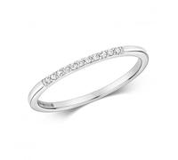 Diamond Jewellery 9ct Eternity Ring in White Gold RD803W - Bold - Size L