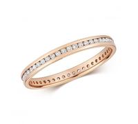 Diamond Jewellery 9ct Full Eternity Gold Rings RD581P - Refined - Size K