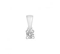 Diamond Jewellery 9ct White Gold Diamond 4 Claw Pendant PD301W -