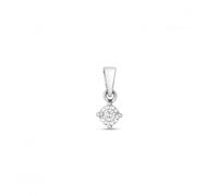 Diamond Jewellery 9ct White Gold Diamond Illusion Set Pendant
