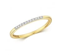 Diamond Jewellery 9ct Yellow Gold Diamond Eternity Ring RD803 - - Size N