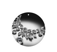 Diamond Jewelry Jewels Luxury Car Air Fresheners 6 Pcs, Funny Hanging Car Air Fresheners Cute Long Lasting Scented Mirror Hanging Decoration Ornaments Gift Interior Decor Accessories For Men Women
