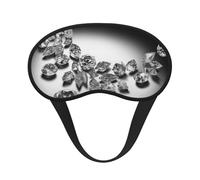 Diamond Jewelry Jewels Luxury Sleep Mask Soft Comfortable Eye Mask with Adjustable Strapblackout Eye Sleep Shade Cover for Women Girls Men Travel Yoga Nap Shift Work