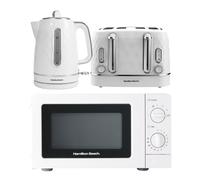 Diamond Kettle, Toaster & Standard Microwave Set, by Hamilton Beach