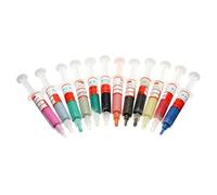 Diamond Lapping Paste Polishing Compound Set 0.5 to 40 Micron Grits, Fine to Final Polishing Paste for Metal, Glass, Stone and Tools 12PCS