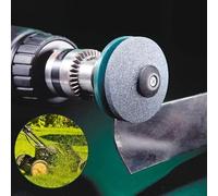 Diamond Lawn Mower Blade Sharpener Universal Wear Lawnmower Blade Sharpener for Any Power Drill/Hand Drill, High Hardness, Not Easily Worn Out