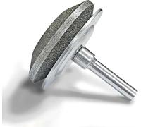 Diamond Lawn Mower Sharpener Garden Tools Universal Wear-Resistant Metal Structure Compatible with Any Electric Hand Drill(Grit: 120 grit)