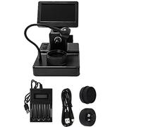 Diamond Microscope 50-1000X Magnification with 4.3-inch LCD Display and LED Light, Accurate Identification for Diamond Inscription Viewing