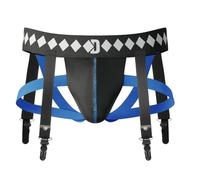 Diamond MMA Hockey Garter Belt - Shift-Proof Groin Protection for Hockey Players & Goalies (Large)