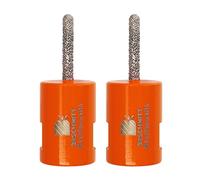 Diamond Mortar Raking Bit,BRSCHNITT 2pcs 4 mm x 25 mm Diamond Mortar Router with M14 thread for Mortar Raking Tuck Pointing Granite Marble Concrete Masonry Stone Removals