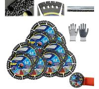 Diamond Multi-purpose Saw Blades, 3PCS Versatile Durable Cutting Wheels, Heavy Duty Angle Grinder Discs for Angle and Tile Grinder, Rpm Speed Guide for Precise Cutting Control(3pcs)