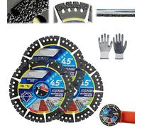 Diamond Multi-purpose Saw Blades, 3PCS Versatile Durable Cutting Wheels, Heavy Duty Angle Grinder Discs for Angle and Tile Grinder, Rpm Speed Guide for Precise Cutting Control(1pc)