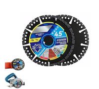Diamond Multi-Purpose Saw Blades 4.5 Inch Angle Grinder Cutting Disc,Multi Material Durable Diamond Cutting Disc,Segmented Diamonds Saw Blade,Super Thin Fast Diamonds Cutting Wheel for Stone (1PC)