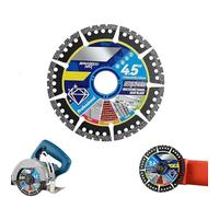 Diamond Multi-Purpose Saw Blades,4.5 Inch Extra Thin Compound Saw Blade,Versatiles and Durable Diamondcutting Blade Suitable for Cutting Tiles, Marble, Concrete, Steel & Pvc Pipes (1*pcs)