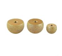 Diamond Mushroom Grinding Wheel 10mm Hole Gold(3pcs)
