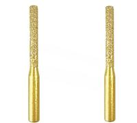 Diamond Nail Drill Bit, 5mm Round Shank, Gold Glitter Finish，Mortar Router，Mortar Raking Tool For Drill