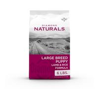 Diamond Naturals Dry Food for Puppy, Large Breed Lamb and Rice Formula, 6 Pound Bag
