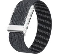 Diamond Nylon Sport Band Compatible for Whoop 5.0 Bands - Breathable Adjustable Shiny Rhinestone Replacement Wristband Strap for Whoop Band 5.0 One & Peak - NOT Compatible with Life/MG or Whoop 4.0