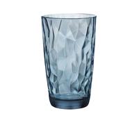Diamond Ocean Blue Cooler 14.29cm H 47 rinking Tumbler Glassware Pack of 6