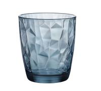 DIAMOND OCEAN BLUE WATER GLASS (1X6)