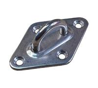 Diamond Pad Eye Mounting Hoop, A2 Stainless Steel Mounting Pad (1, 65x40mm)