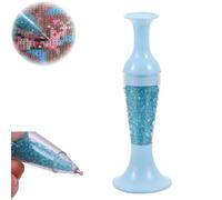 Diamond Pain-ting Pens, Diamond Art Pen Flower Pot Shaped Point Drill Pen Nail Point Pen Diamond Dotting Tool, Automatic Dispensing Painting Pen, Bead Dispenser Pen for Nail Art Crafts Making
